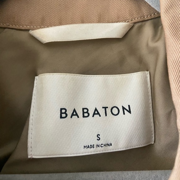 Babaton Maximo Trench - Tan - Size S - Picture 6 of 7